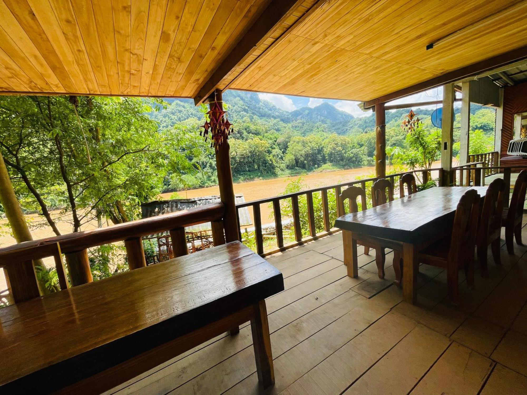 לינה וארוחת בוקר Nong Khiaw Ing Ing Mountain View מראה חיצוני תמונה