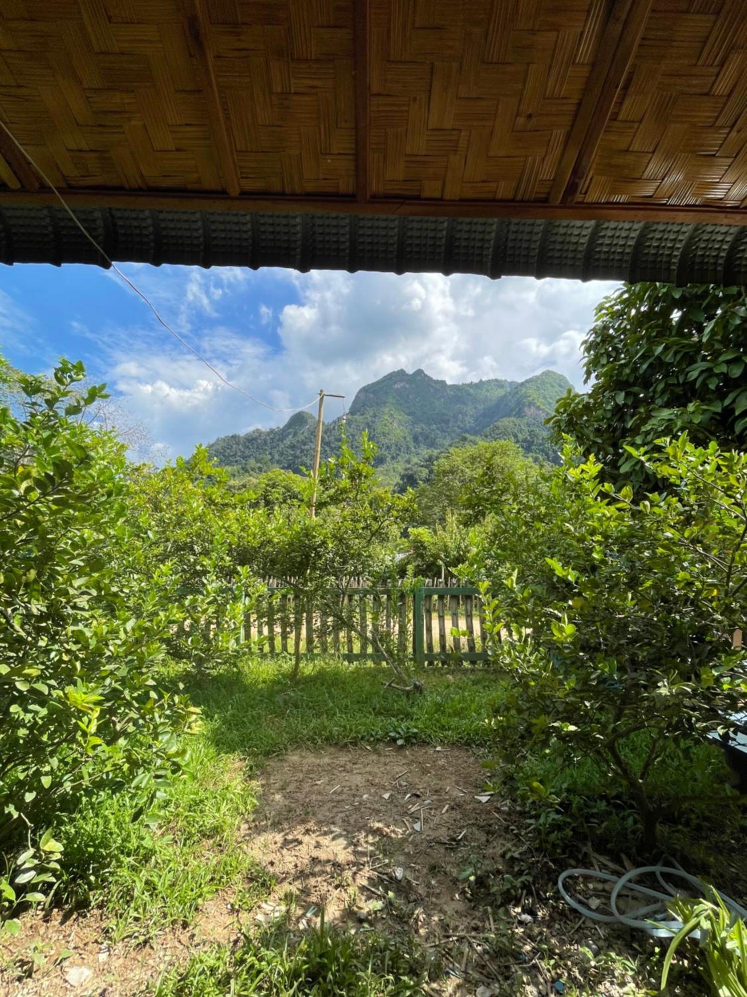 לינה וארוחת בוקר Nong Khiaw Ing Ing Mountain View מראה חיצוני תמונה